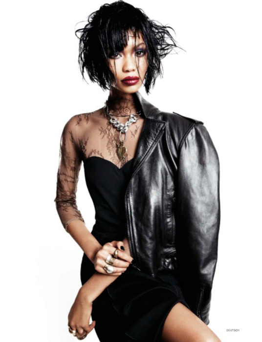 chanel iman editorial. Deutsch | Chanel Iman by