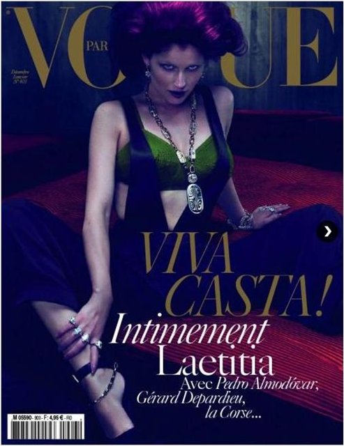 Cover | Laetitia Casta by Mert & Marcus for Vogue Paris Dec/Jan laetitiacover Cover | Laetitia Casta by Mert & Marcus for Vogue Paris Dec/Jan