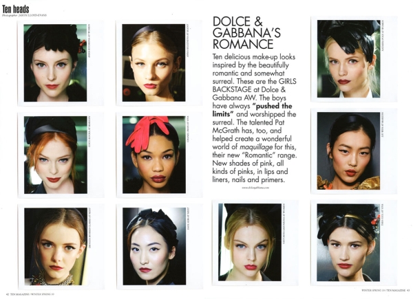 Another Look | 10 Backstage at Dolce & Gabbana F/W 2009 bs th Another Look | 10 Backstage at Dolce & Gabbana F/W 2009