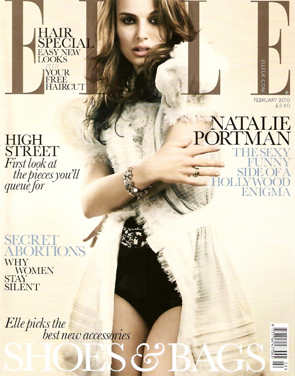 Elle UK February 2010 Cover | Natalie Portman by David Slijper nataliecover Elle UK February 2010 Cover | Natalie Portman by David Slijper