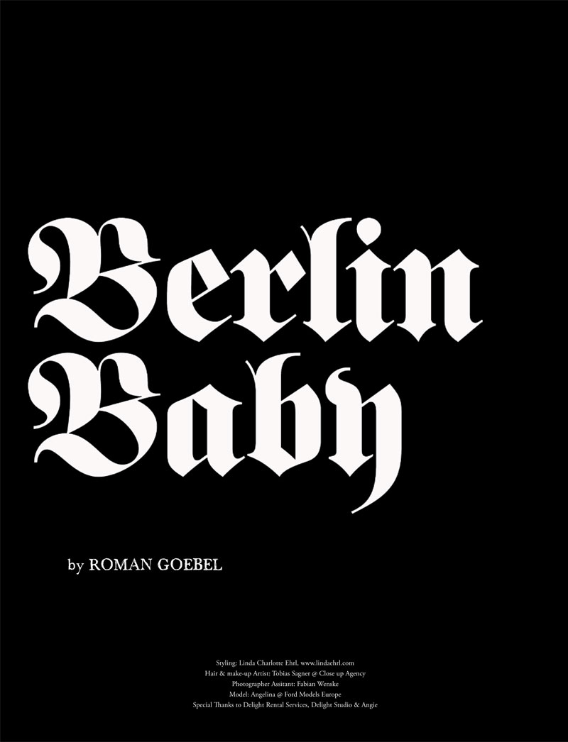 romangoebel1 Berlin Baby | Angelina by Roman Goebel for I Love Fake