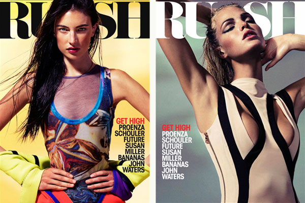 russhcover Russh #32 Preview | Jacquelyn Jablonski & Erin Heatherton by Benny Horne