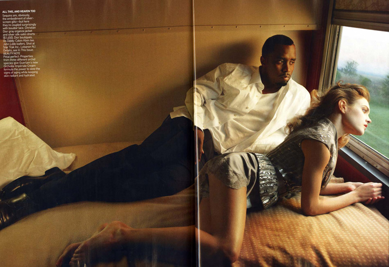 Vogue US | Natalia Vodianova & Diddy by Annie Leibovitz nataliavodianovaforvogueus3 Vogue US | Natalia Vodianova & Diddy by Annie Leibovitz