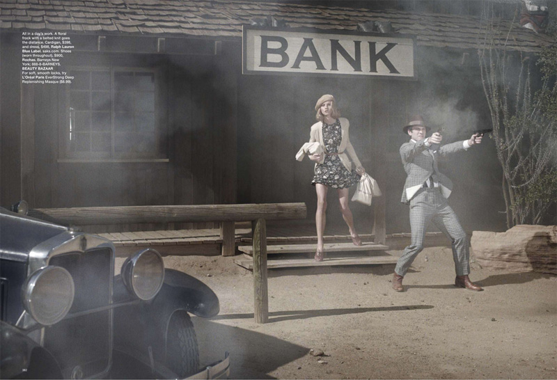 Harper's Bazaar US March 2010 | Anna Selezneva & Wes Bentley by Peter Lindbergh mostwantedbazaar11 Harper's Bazaar US March 2010 | Anna Selezneva & Wes Bentley by Peter Lindbergh