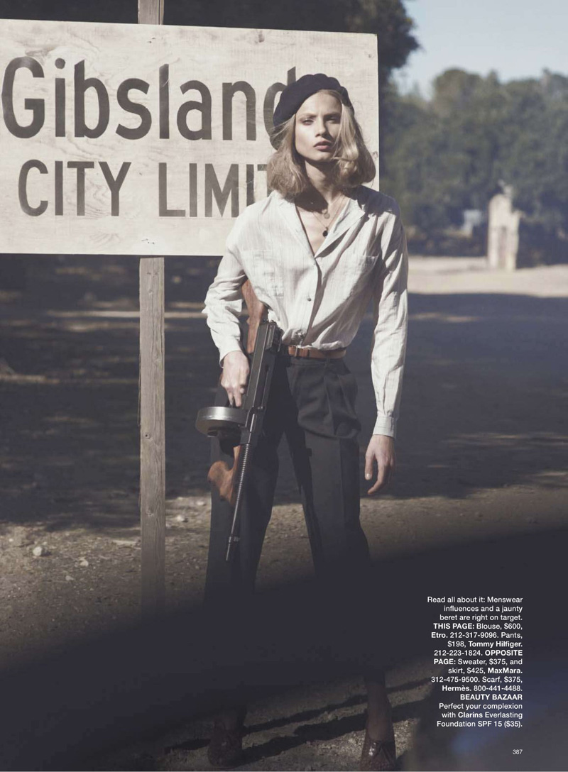 Harper's Bazaar US March 2010 | Anna Selezneva & Wes Bentley by Peter Lindbergh mostwantedbazaar7 Harper's Bazaar US March 2010 | Anna Selezneva & Wes Bentley by Peter Lindbergh