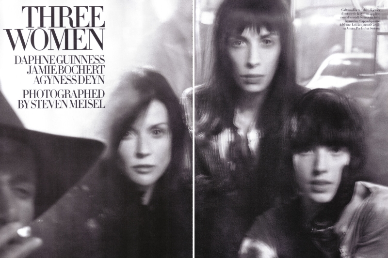 Three Women | Agyness, Daphne & Jamie by Steven Meisel for Vogue Italia March 2010 womenmeisel1 Three Women | Agyness, Daphne & Jamie by Steven Meisel for Vogue Italia March 2010