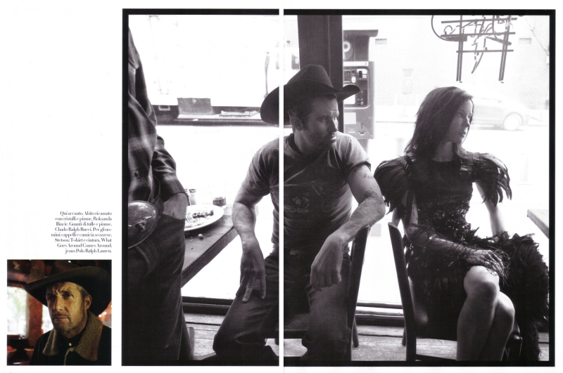 womenmeisel12 Three Women | Agyness, Daphne & Jamie by Steven Meisel for Vogue Italia March 2010