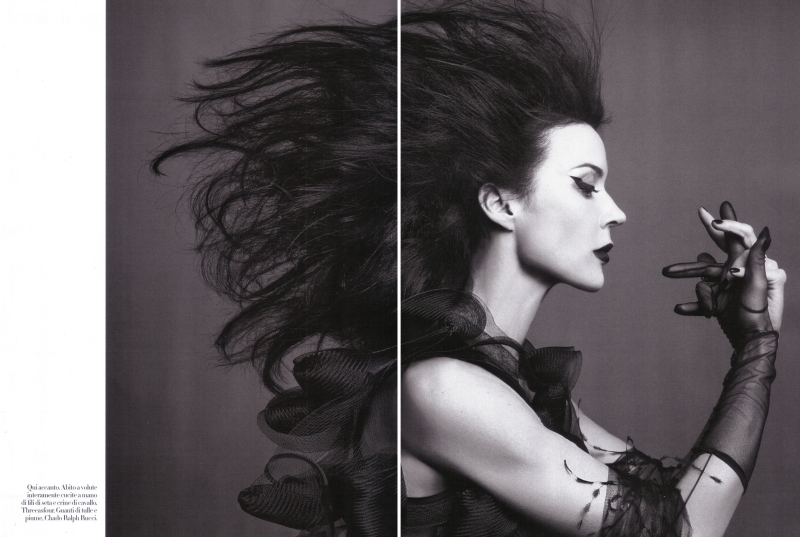 womenmeisel13 Three Women | Agyness, Daphne & Jamie by Steven Meisel for Vogue Italia March 2010