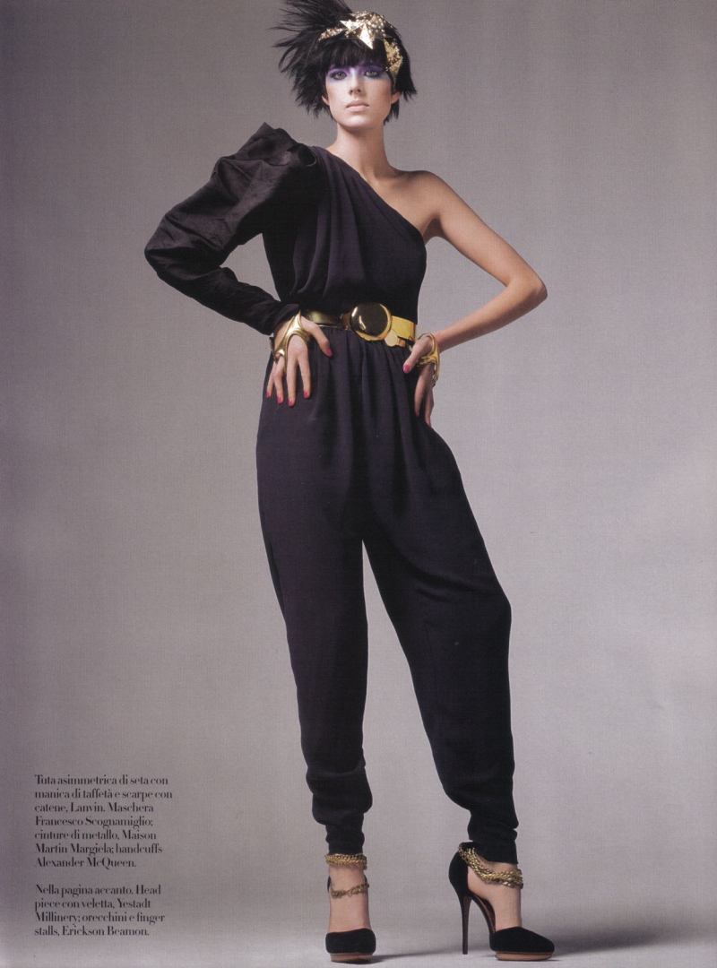 womenmeisel14 Three Women | Agyness, Daphne & Jamie by Steven Meisel for Vogue Italia March 2010