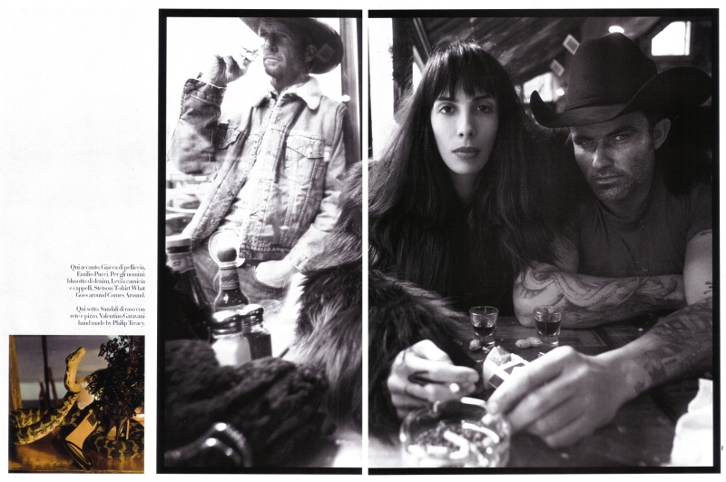 Three Women | Agyness, Daphne & Jamie by Steven Meisel for Vogue Italia March 2010 womenmeisel9 Three Women | Agyness, Daphne & Jamie by Steven Meisel for Vogue Italia March 2010
