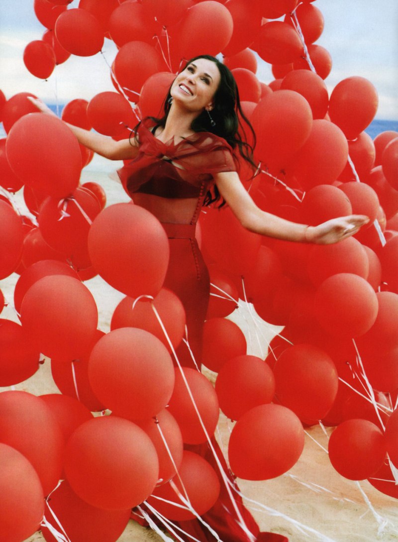 demimoore7 Demi Moore by Mark Seliger | <em>Harpers Bazaar US</em> April 2010