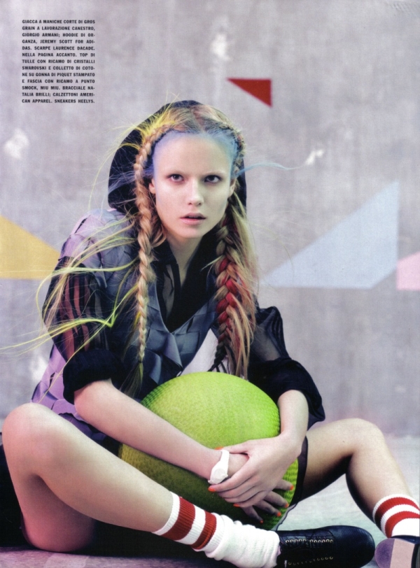 natasha polyglam Glam and Sporty | Natasha Poly by Craig McDean
