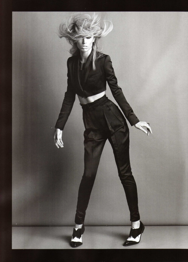 raquel zimmermann14 Raquel Zimmermann by Inez & Vinoodh in Mistress in Monochrome | <em>Vogue Nippon</em> May 2010