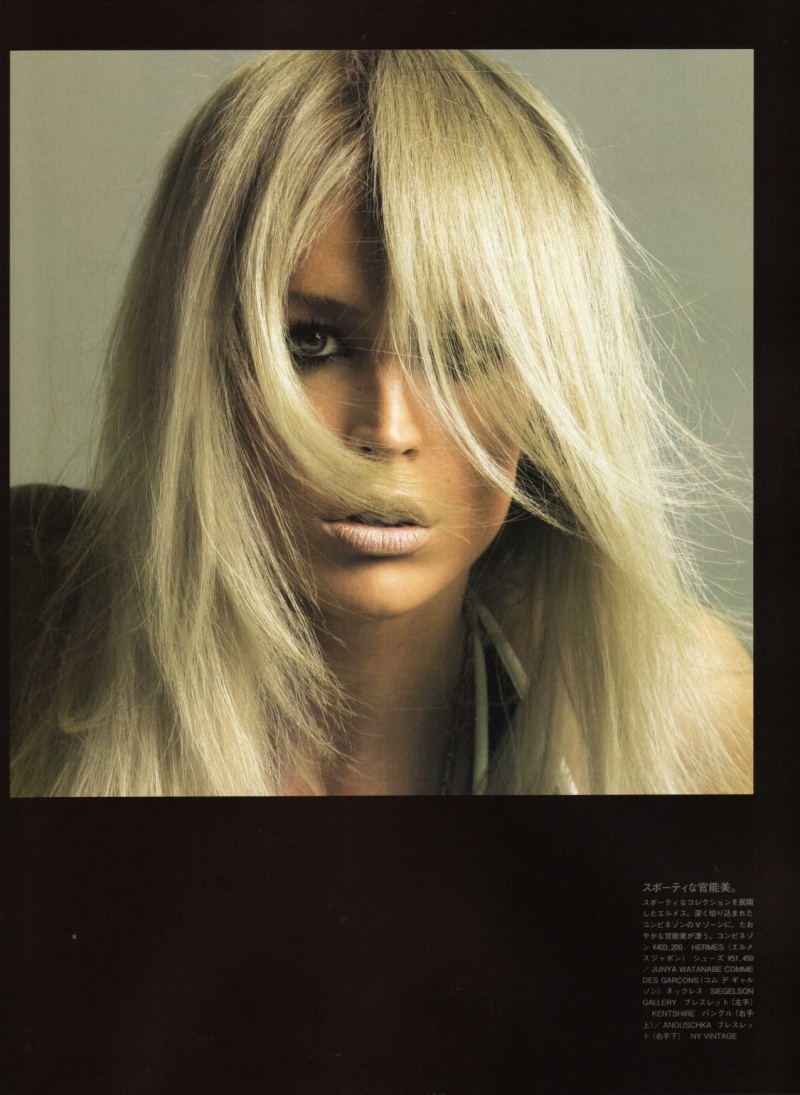 raquel zimmermann19 Raquel Zimmermann by Inez & Vinoodh in Mistress in Monochrome | <em>Vogue Nippon</em> May 2010