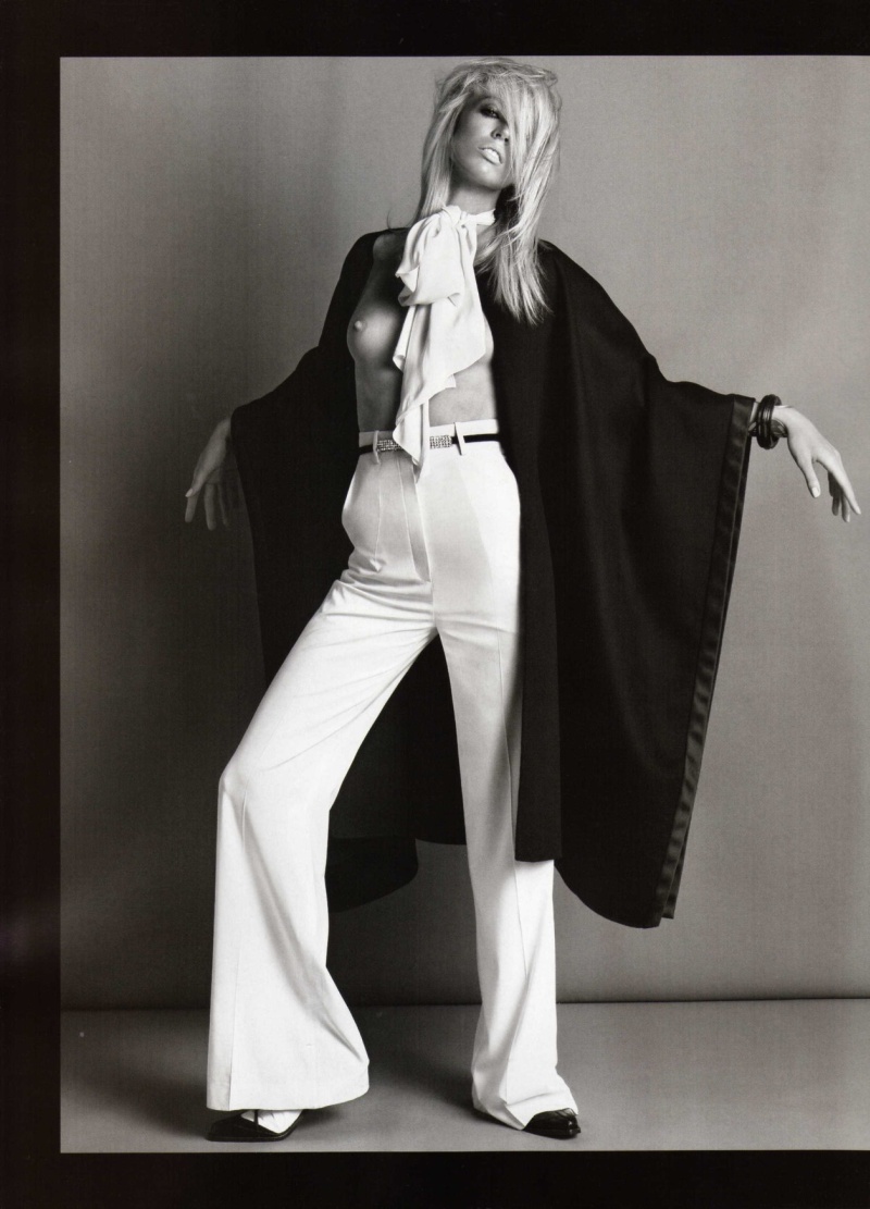 raquel zimmermann2 Raquel Zimmermann by Inez & Vinoodh in Mistress in Monochrome | <em>Vogue Nippon</em> May 2010