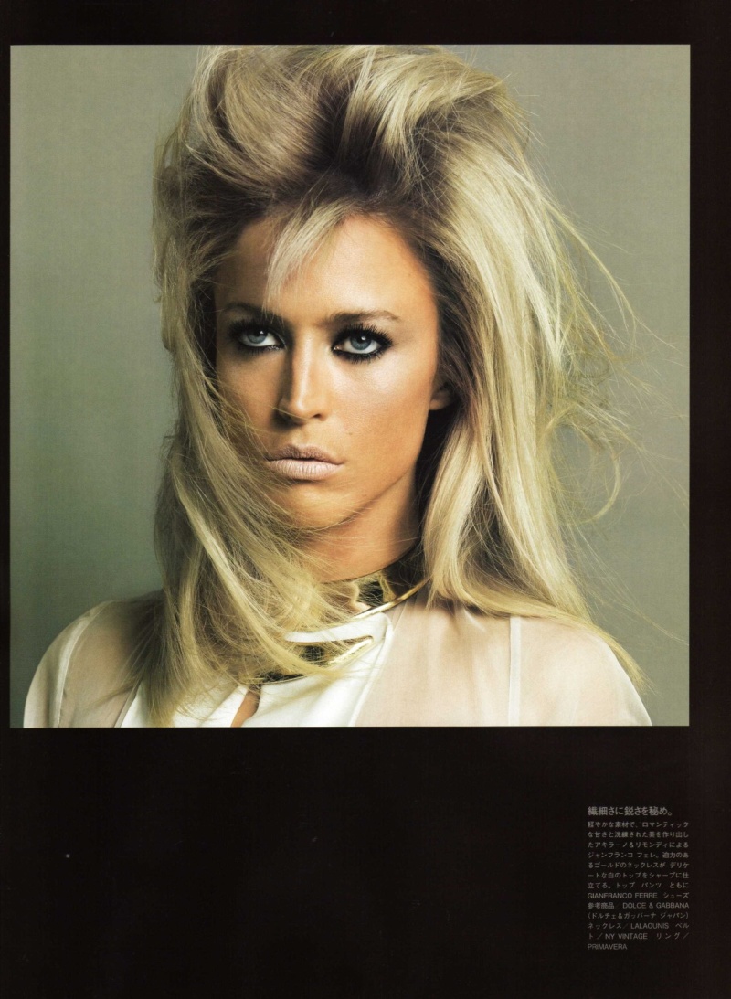 raquel zimmermann21 Raquel Zimmermann by Inez & Vinoodh in Mistress in Monochrome | <em>Vogue Nippon</em> May 2010