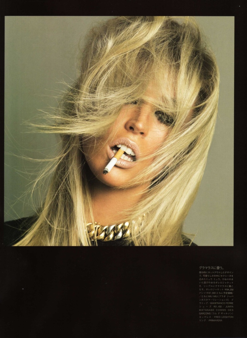 raquel zimmermann23 Raquel Zimmermann by Inez & Vinoodh in Mistress in Monochrome | <em>Vogue Nippon</em> May 2010