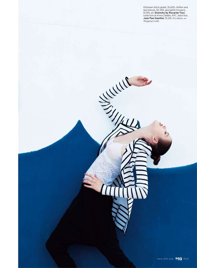 serge leblon5 Yulia Kharlapanova by Serge Leblon for <em>Elle US</em> June 2010