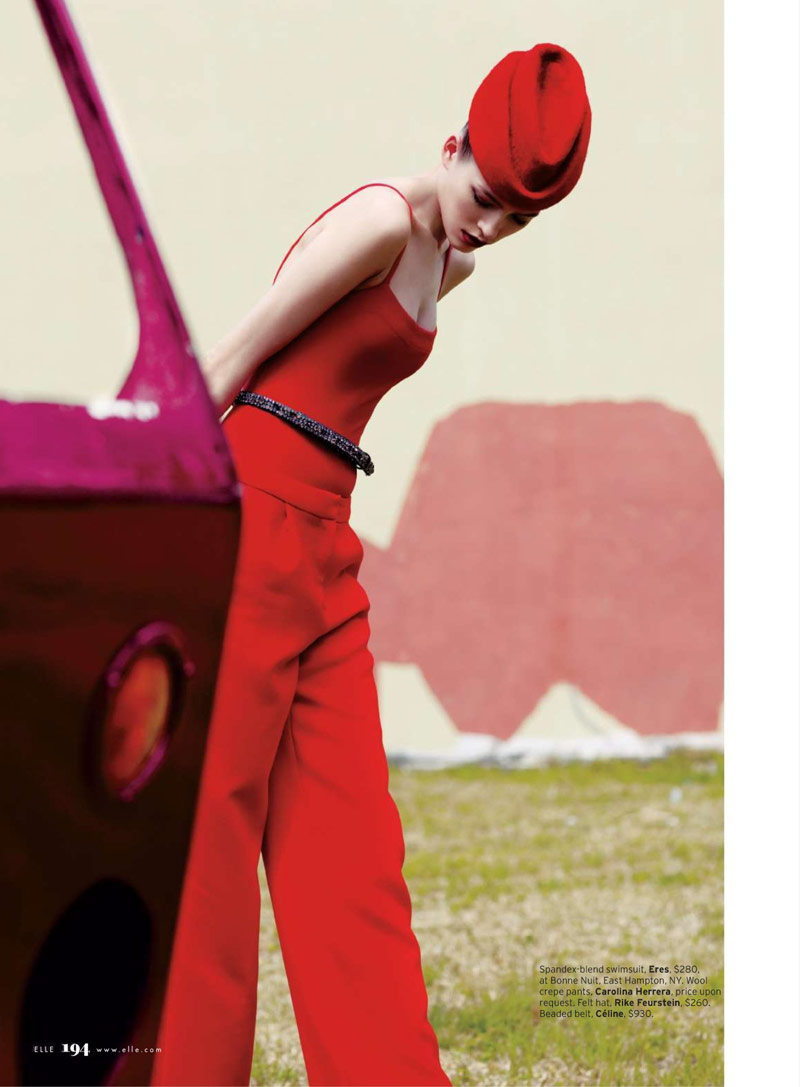 serge leblon6 Yulia Kharlapanova by Serge Leblon for <em>Elle US</em> June 2010