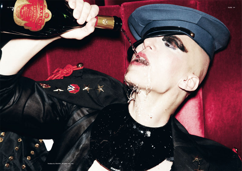 ellen von unwerth10 Ali Mahdavi & The Girls of Crazy Horse by Ellen von Unwerth for <em>Tank</em> Summer 2010