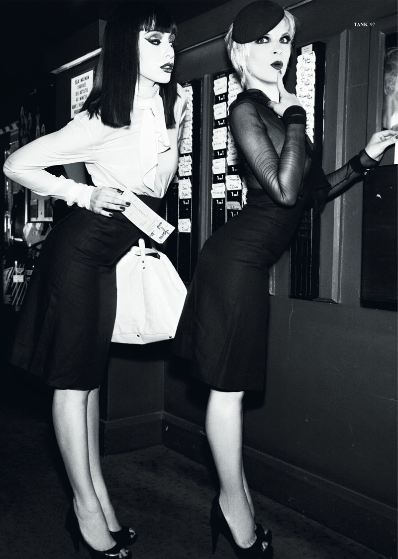 ellen von unwerth3 Ali Mahdavi & The Girls of Crazy Horse by Ellen von Unwerth for <em>Tank</em> Summer 2010