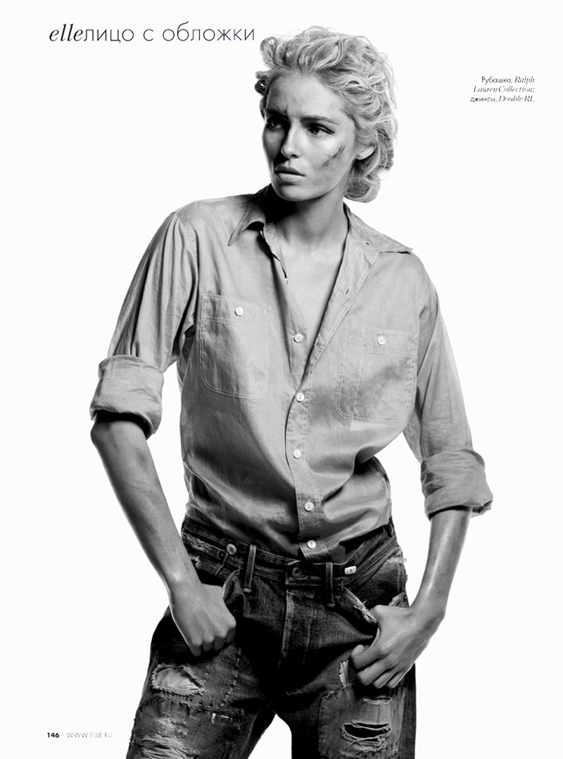 tony kim1 Valentina Zelyaeva by Tony Kim for <em>Elle Russia</em> July 2010