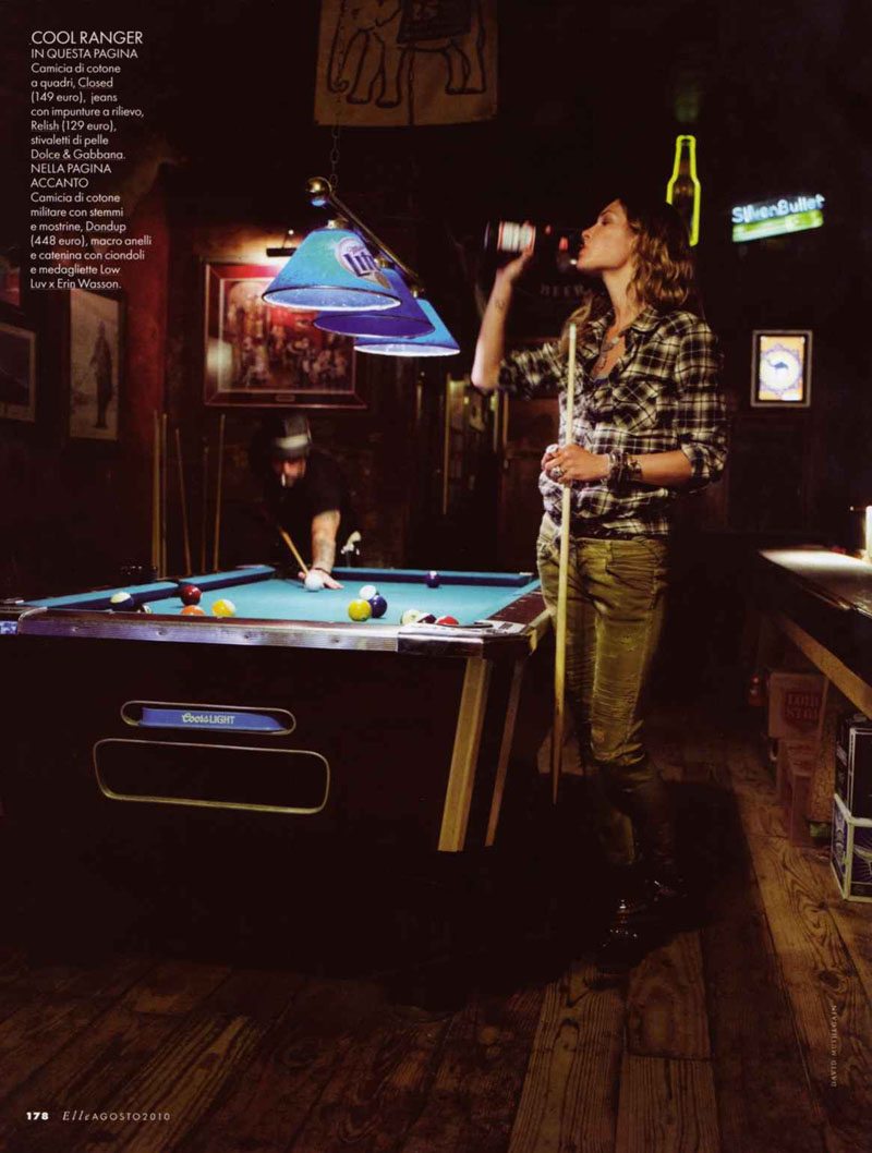 erin wasson12 Erin Wasson for <em>Elle Italia</em> August 2010 by David Mushegain