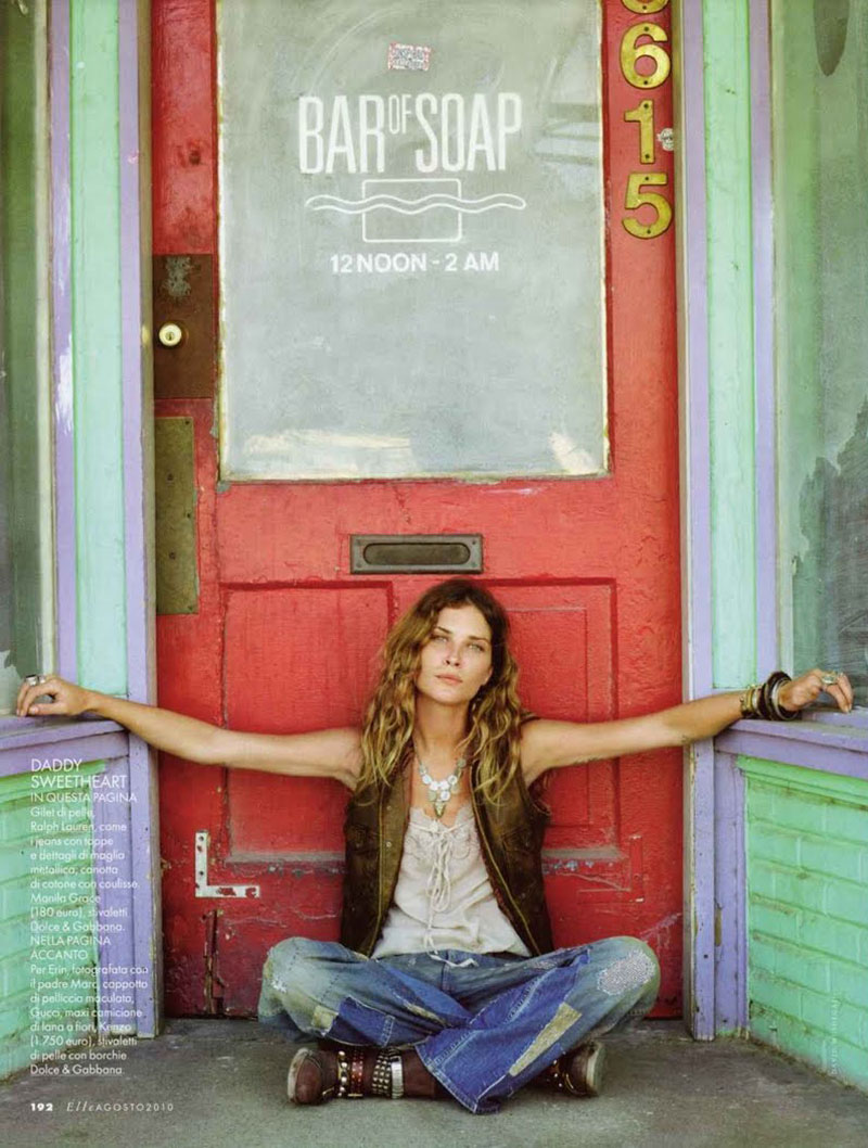 erin wasson26 Erin Wasson for <em>Elle Italia</em> August 2010 by David Mushegain