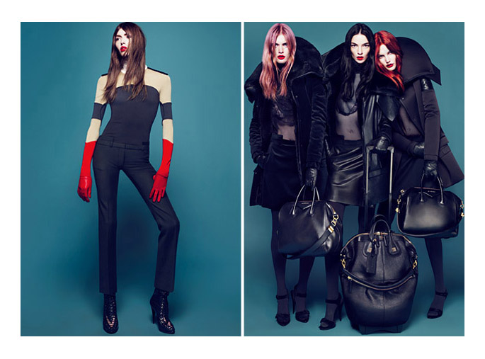 givenchycampaign3 Givenchy Fall 2010 Campaign | Mariacarla Boscono, Catherine McNeil, Malgosia Bela & Joan Smalls by Mert & Marcus