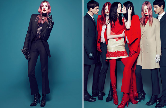 givenchycampaign4 Givenchy Fall 2010 Campaign | Mariacarla Boscono, Catherine McNeil, Malgosia Bela & Joan Smalls by Mert & Marcus