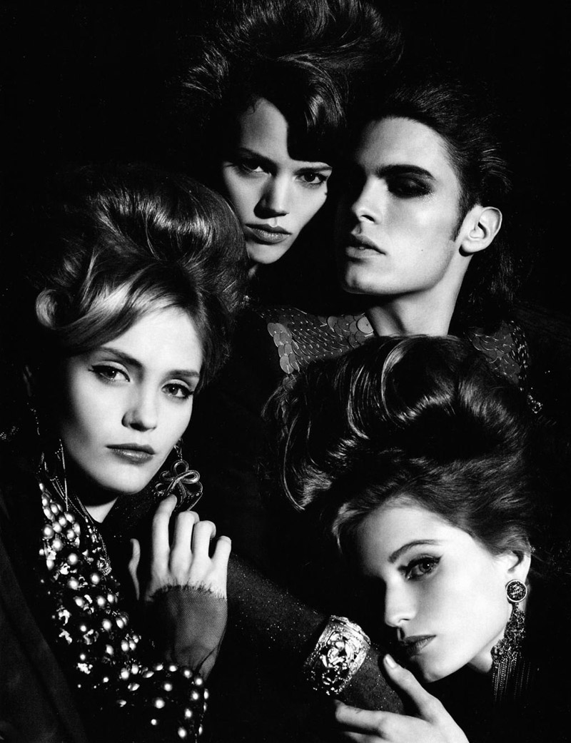 Abbey Lee, Freja Beha & Hedi by Karl Lagerfeld in Prédateurs | Numéro Homme #19 karl lagerfeld2 Abbey Lee, Freja Beha & Hedi by Karl Lagerfeld in Prédateurs | Numéro Homme #19