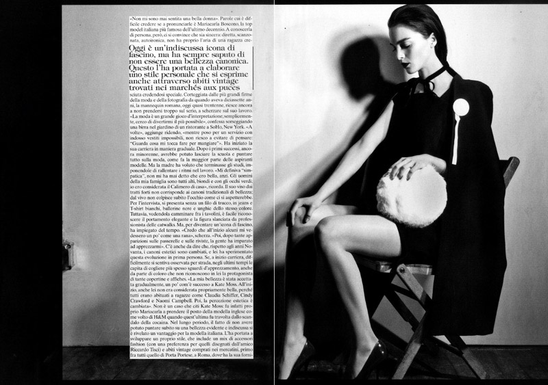 mariacarla boscono4 Mariacarla Boscono by Glen Luchford for <em>Vogue Italia</em> July 2010