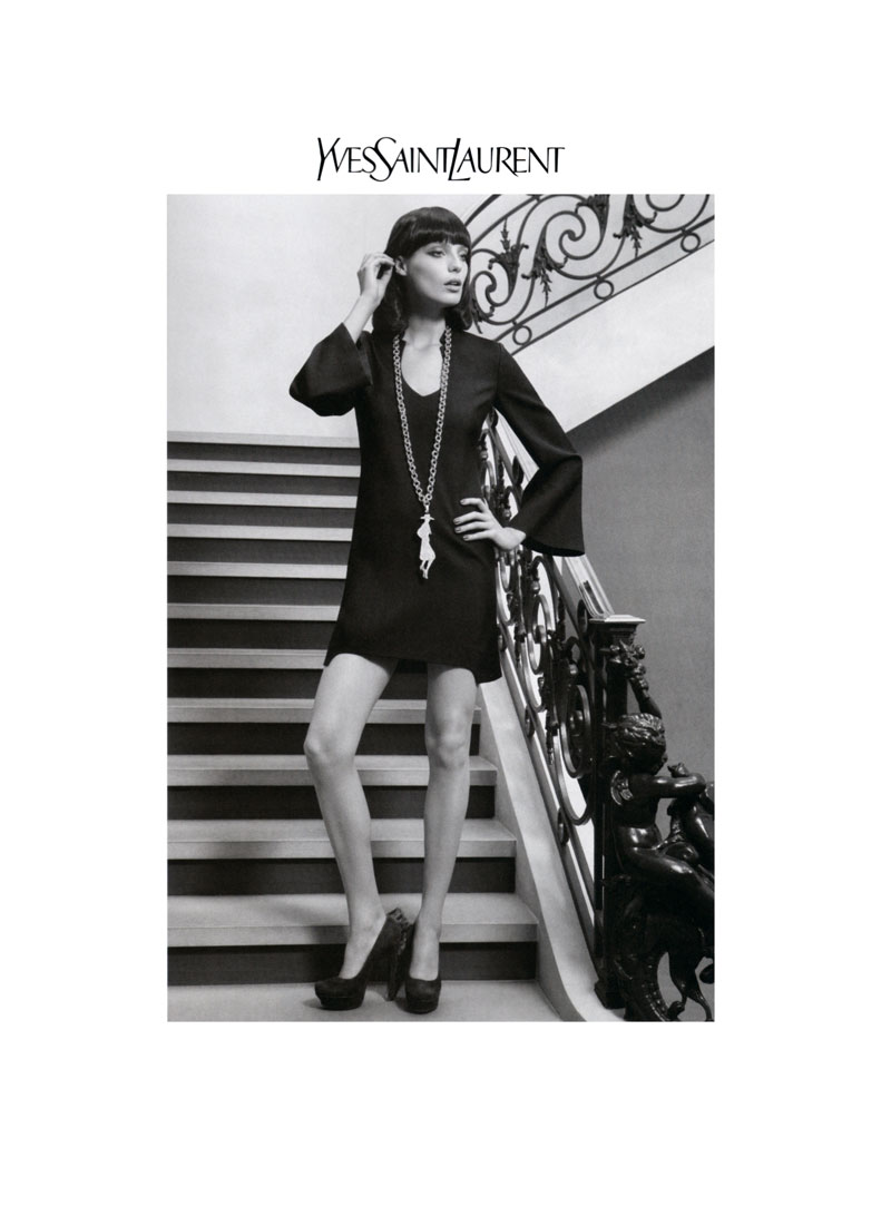 ysl1 Yves Saint Laurent Fall 2010 Campaign | Daria Werbowy by Inez & Vinoodh
