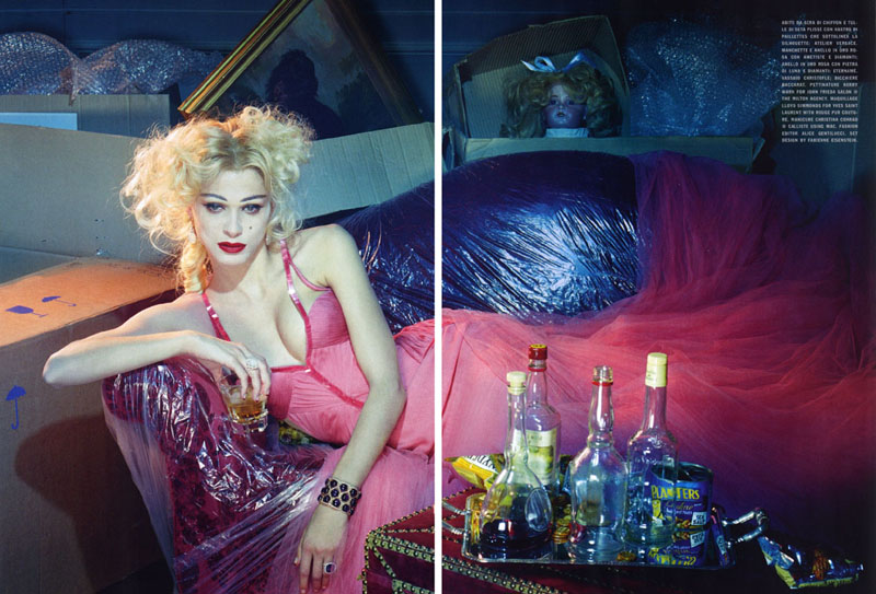 elisa sednaoui10 Elisa Sednaoui by Miles Aldridge for <em>Vogue Italia</em> September 2010
