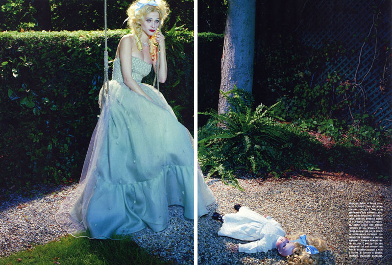 elisa sednaoui5 Elisa Sednaoui by Miles Aldridge for <em>Vogue Italia</em> September 2010