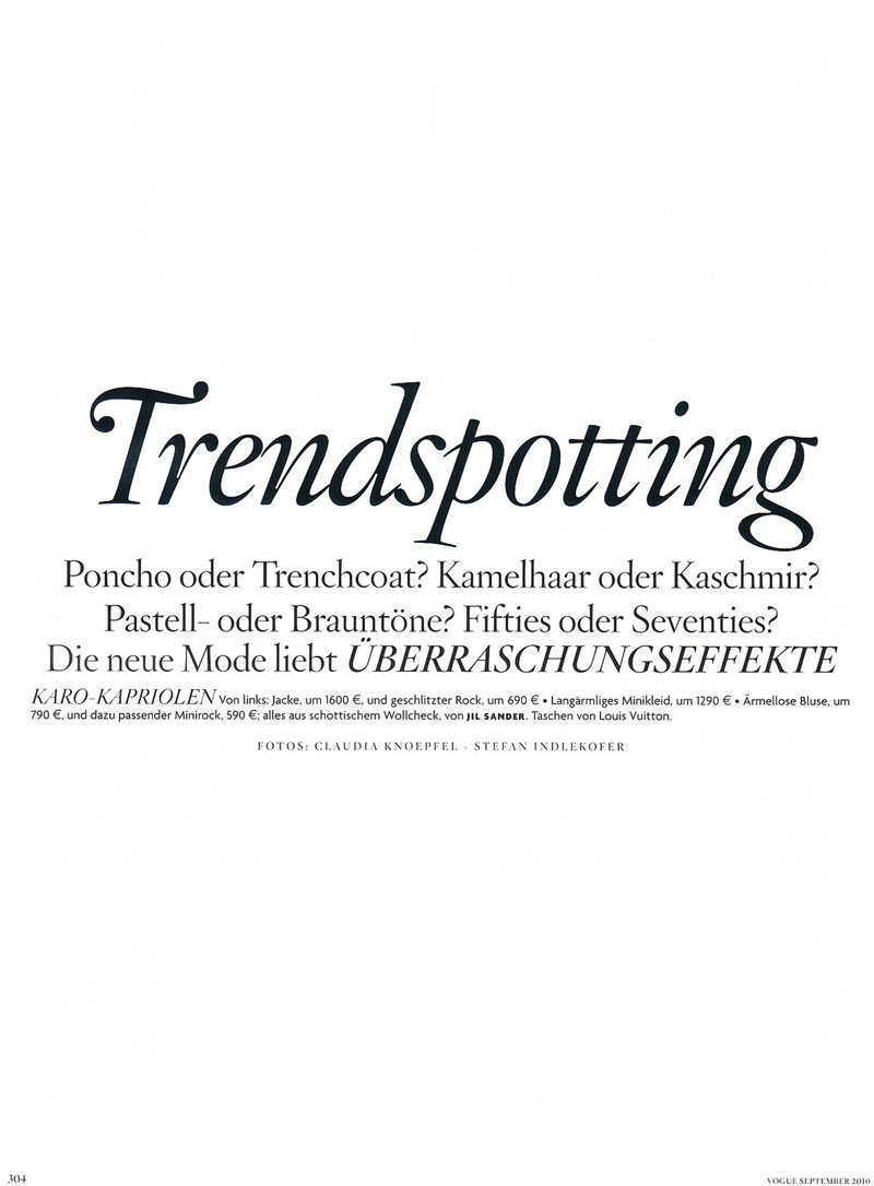 trend1 Melissa Tammerijn & Ylonka Verheul by Knoepfel & Indlekofer for <em>Vogue Germany</em> September 2010
