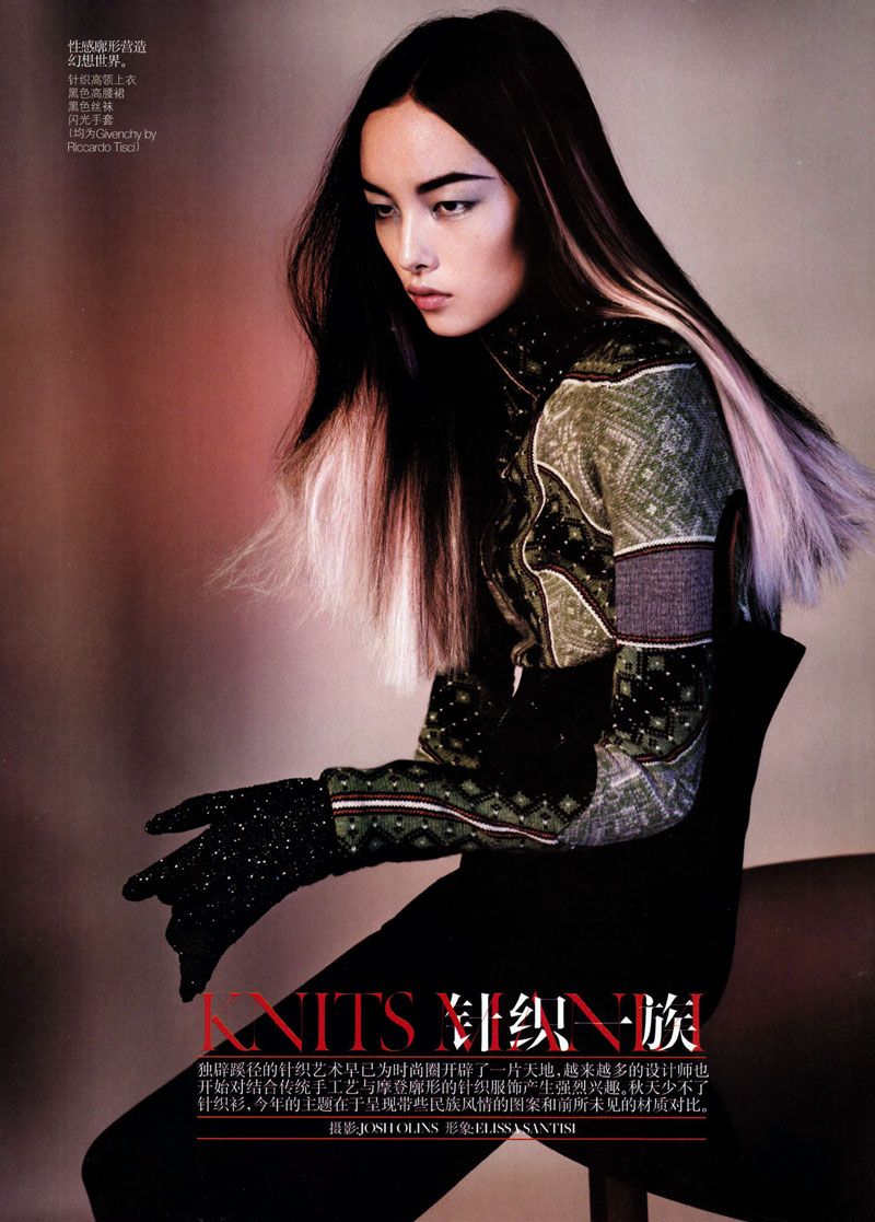 Meghan Collison & Fei Fei Sun by Josh Olins in <em>Vogue China</em> October 2010 knitsmania2 Meghan Collison & Fei Fei Sun by Josh Olins in <em>Vogue China</em> October 2010