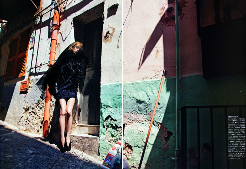 raquel zimmermann2 Raquel Zimmermann by Mario Sorrenti in Darker is the Memory | <em>Vogue Nippon</em> October 2010