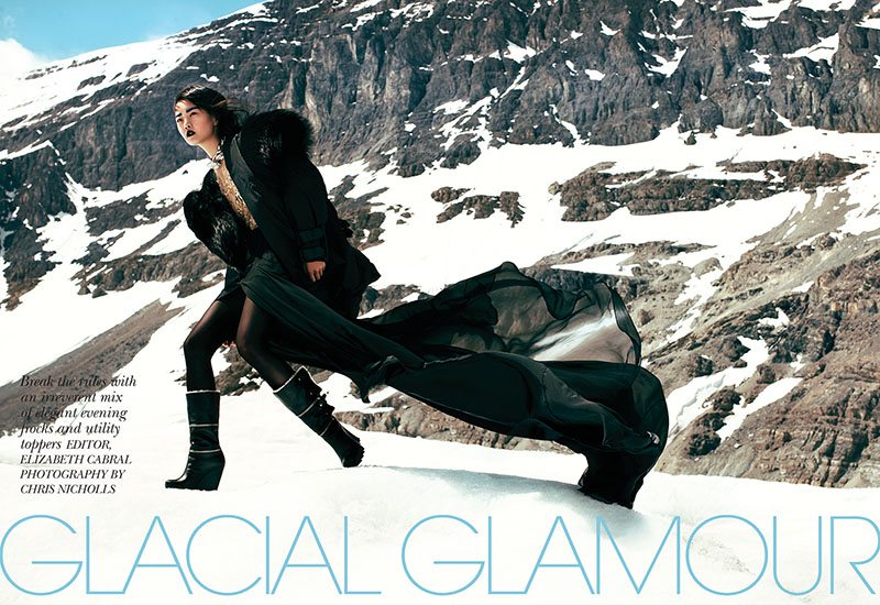 glacial1 Hyoni Kang by Chris Nicholls for <em>Flare</em> December 2011