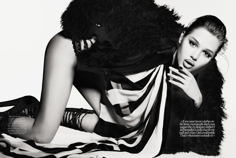 anais pouliot4 Anais Pouliot by Nelson Simoneau for <em>Dress to Kill</em> Winter 2011