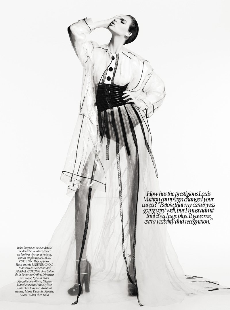 anais pouliot8 Anais Pouliot by Nelson Simoneau for <em>Dress to Kill</em> Winter 2011