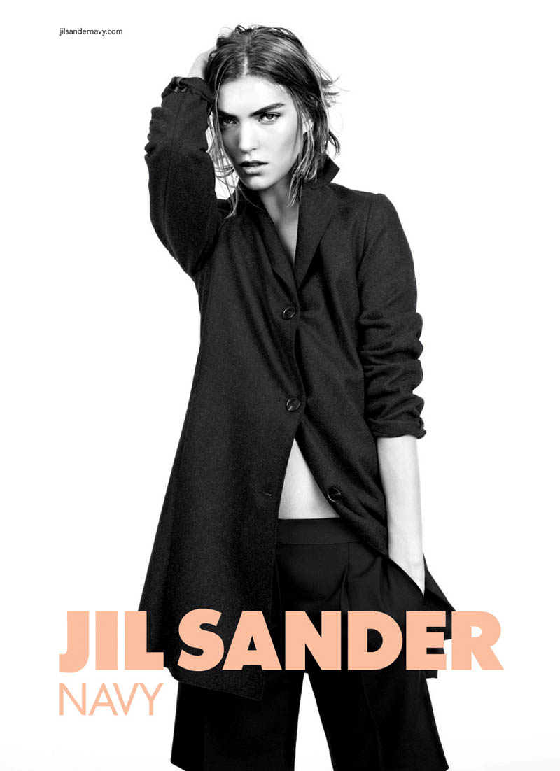 jilsandercampaign2 Jil Sander Navy Fall 2011 Campaign | Arizona Muse by Willy Vanderperre
