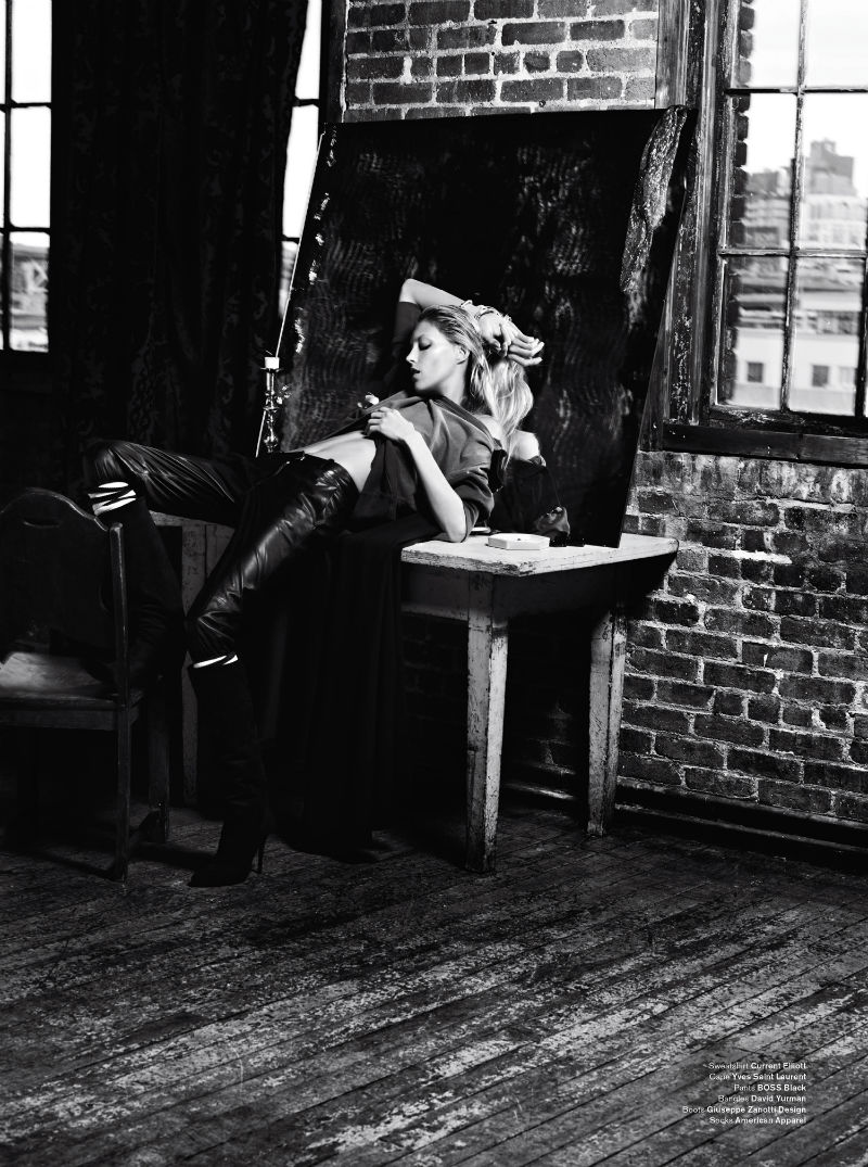 anja rubik5 Anja Rubik by Hedi Slimane for <em>V</em> #72