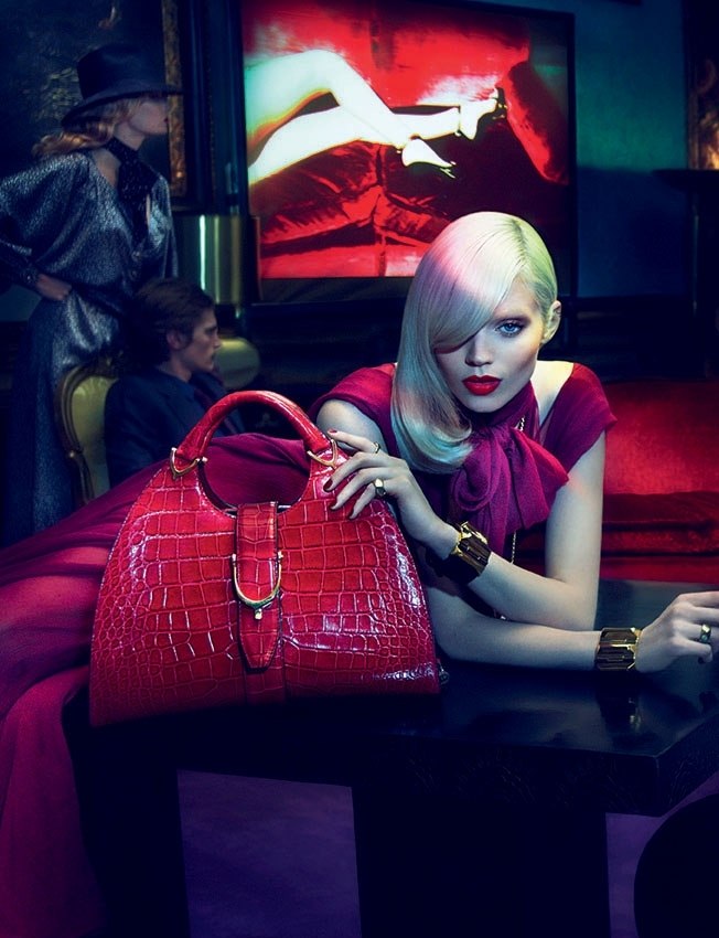 guccicampaign7 Gucci Fall 2011 Campaign | Abbey Lee Kershaw, Joan Smalls, Emily Baker & Sigrid Agren by Mert & Marcus