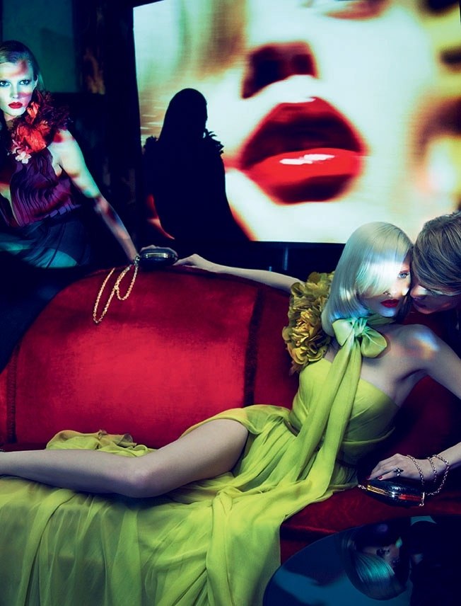 guccicampaign9 Gucci Fall 2011 Campaign | Abbey Lee Kershaw, Joan Smalls, Emily Baker & Sigrid Agren by Mert & Marcus