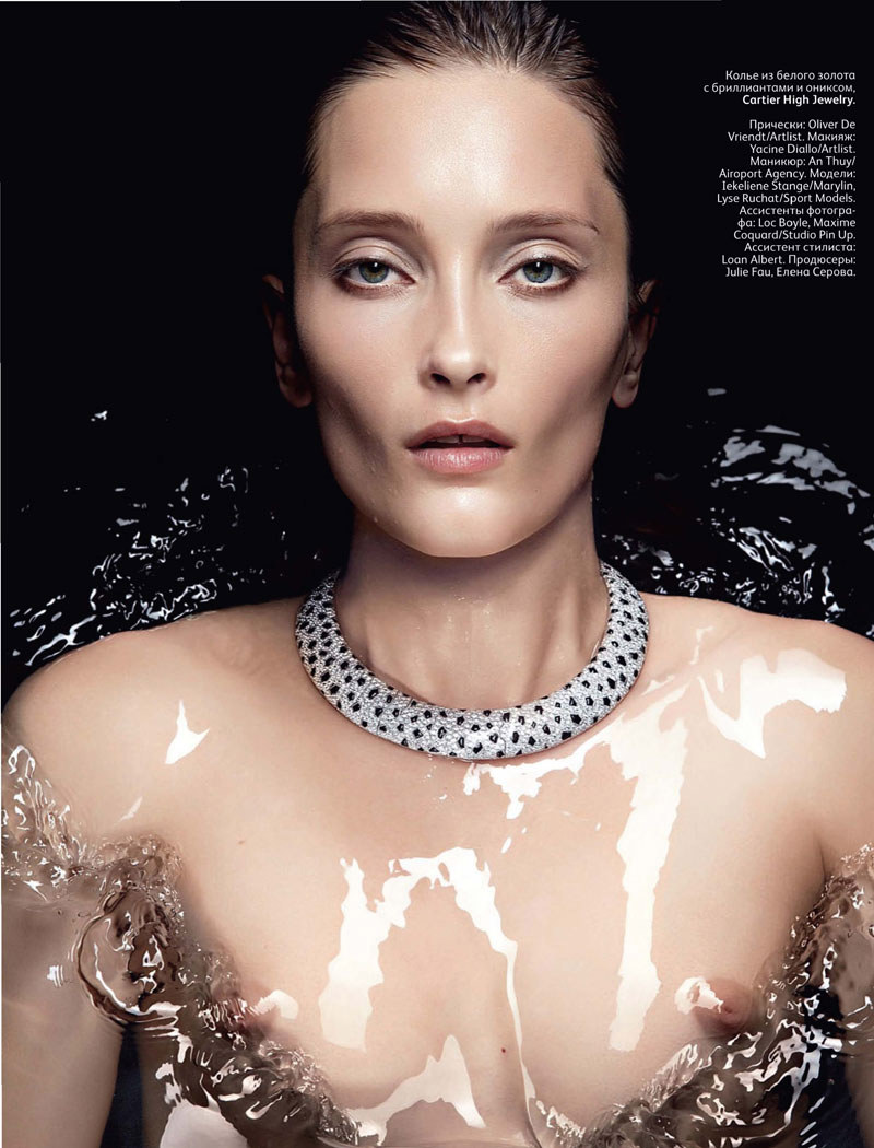 iekeliene stange4 Iekeliene Stange for <em>Vogue Russia</em> August 2011