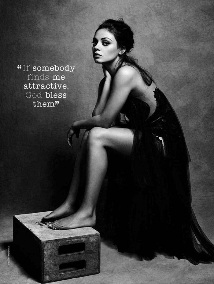 mila kunis3 Mila Kunis by Robert Erdmann for <em>Glamour UK</em> September 2011