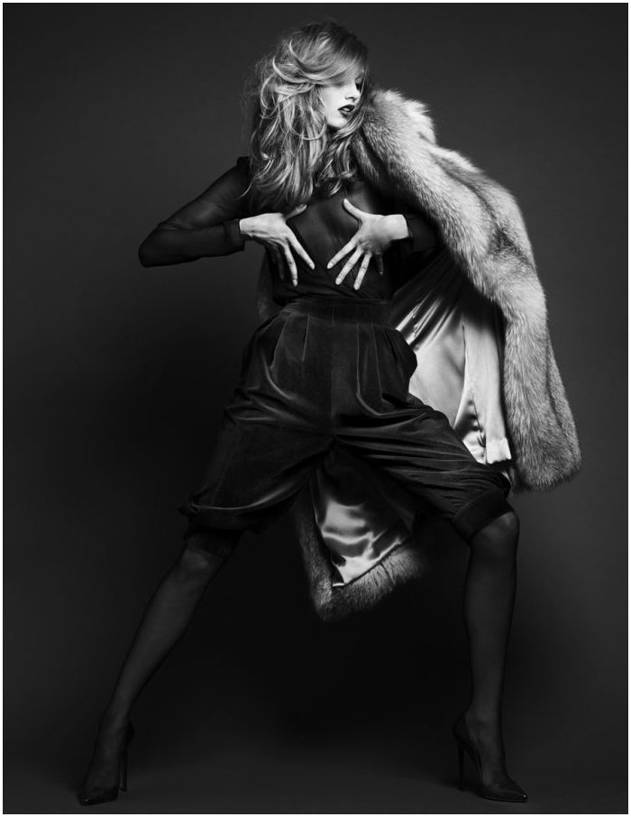 karmen pedaru3 Karmen Pedaru by Hedi Slimane for <em>Vogue China</em> September 2011