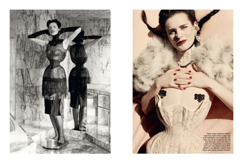 stella tennant5 Stella Tennant by Steven Meisel for <em>Vogue Italia</em> September 2011