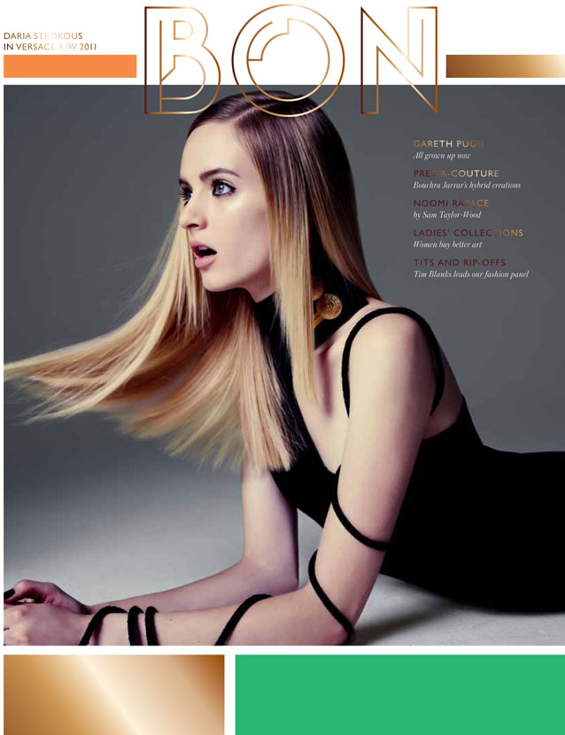daria strokous11 Daria Strokous by Steven Pan for <em>Bon</em> F/W 2011